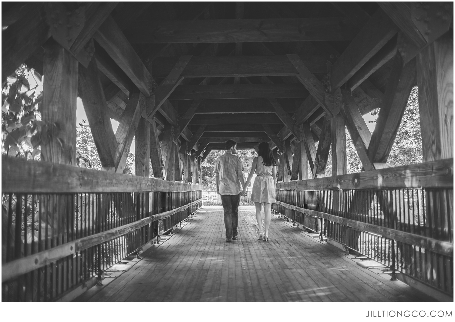 Jill Tiongco Photography | Naperville Engagement Photographer | Naperville Riverwalk | Karen + Garth