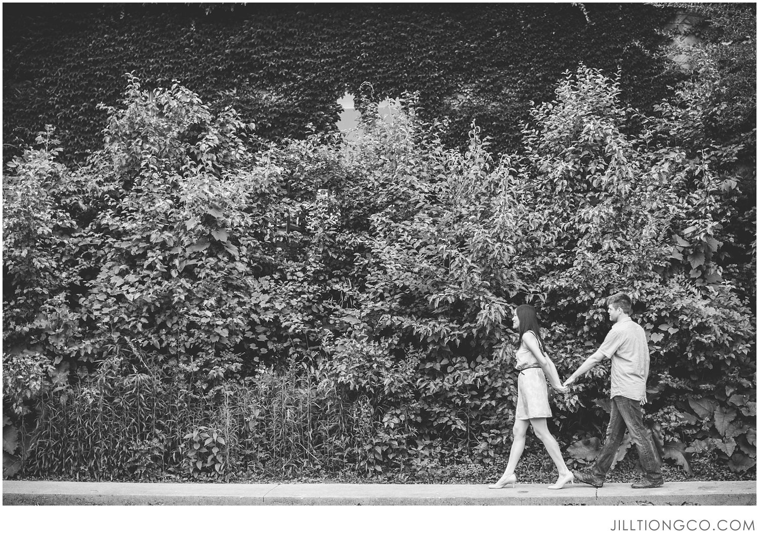 Jill Tiongco Photography | Naperville Engagement Photographer | Naperville Riverwalk | Karen + Garth