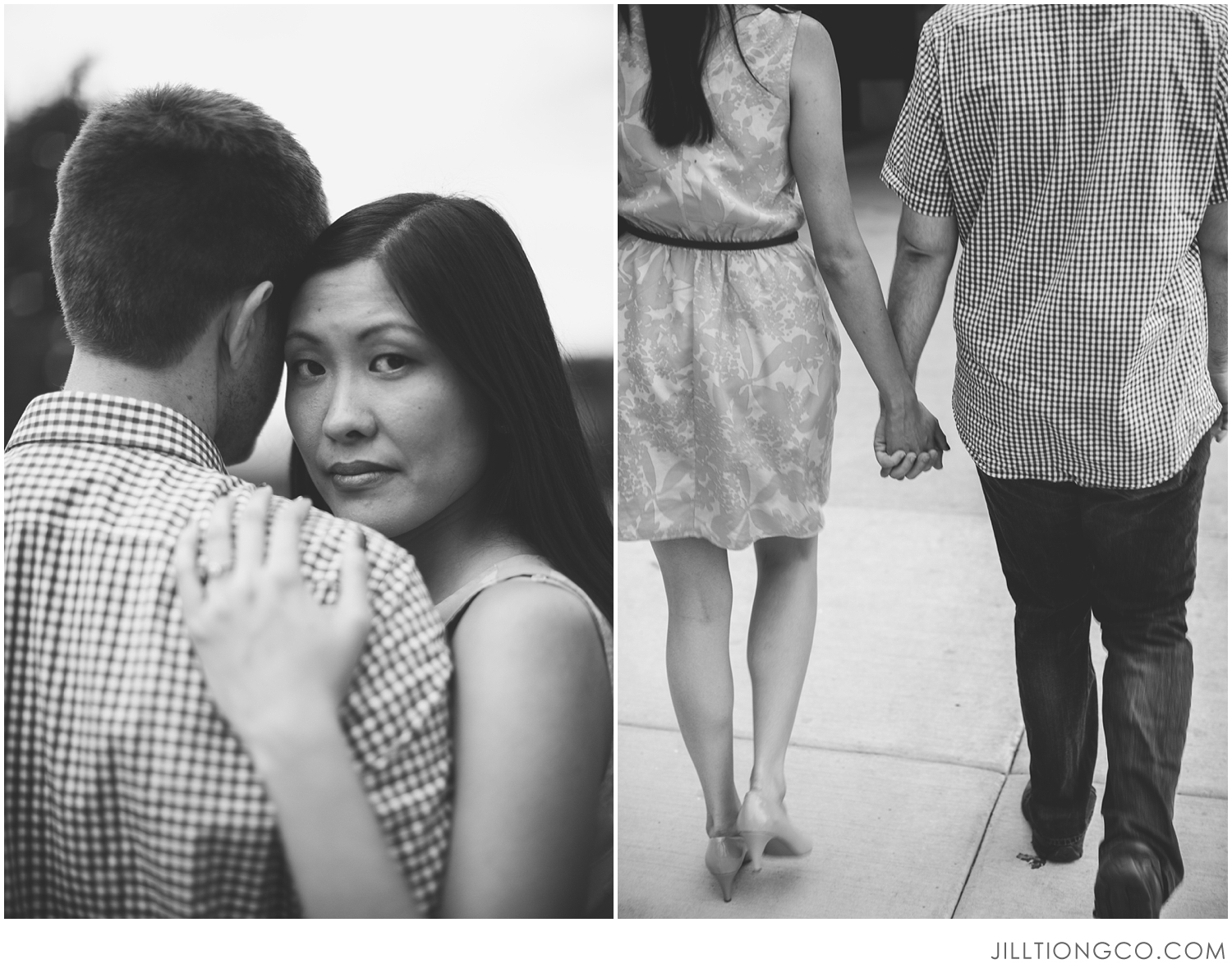 Jill Tiongco Photography | Naperville Engagement Photographer | Naperville Riverwalk | Karen + Garth