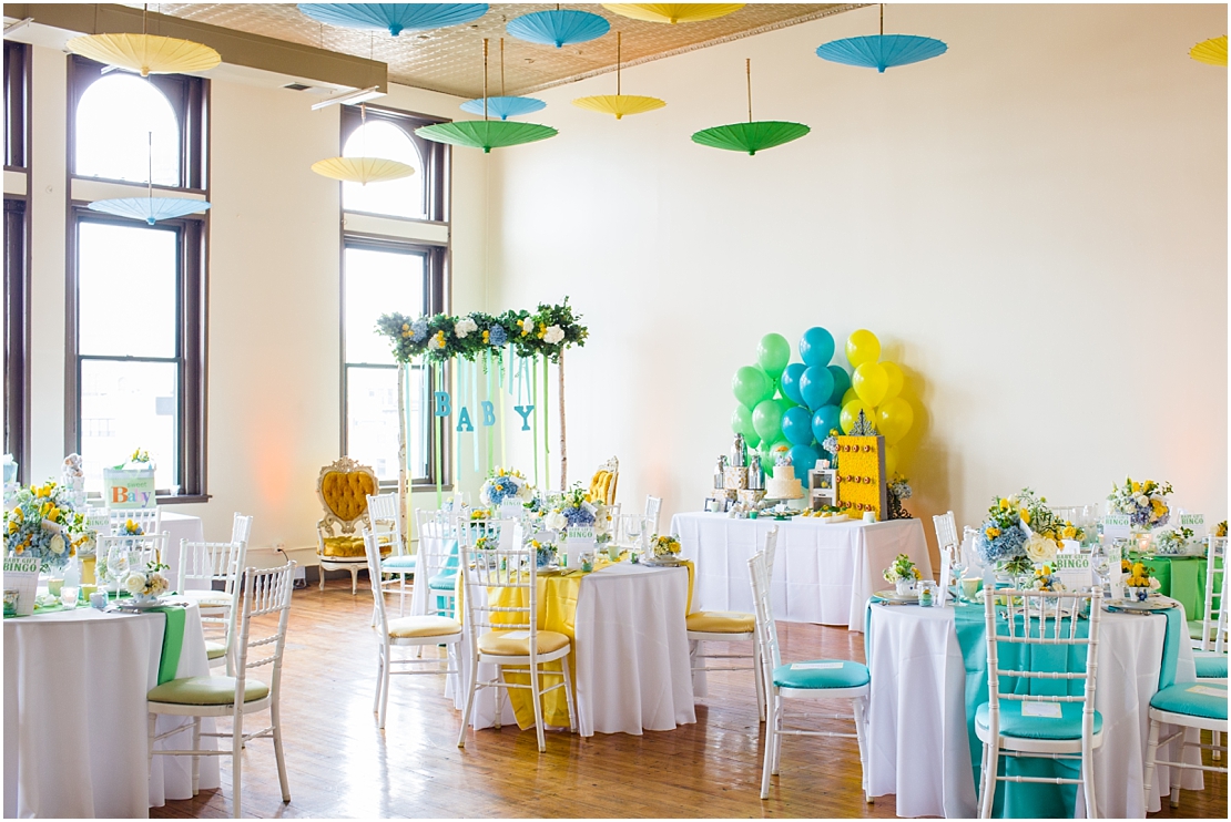 Elephant & Parasol Themed Baby Shower at Creativo Loft | Event Planner