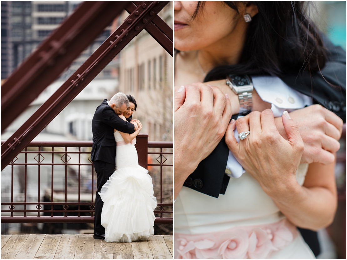 Carnivale Wedding Photos | Kinzie Street Bridge | Chicago Wedding Photographer | Jill Tiongco Photography