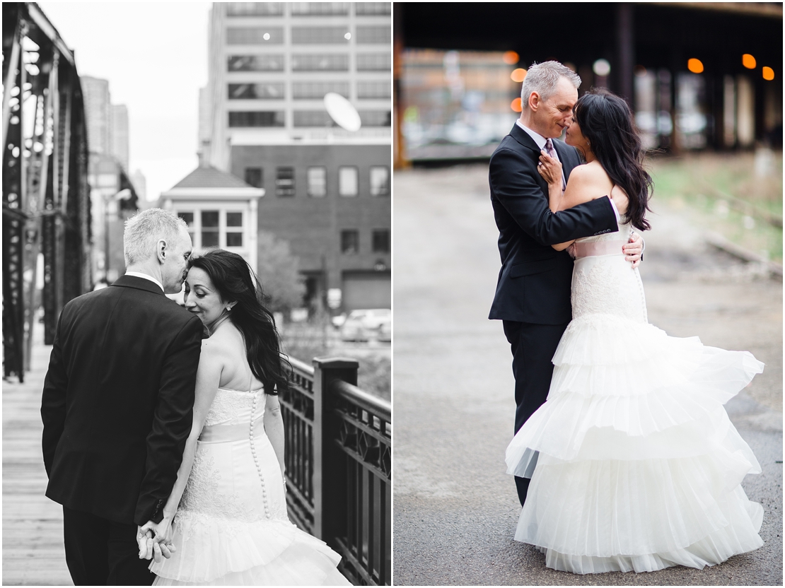 Carnivale Wedding Photos | Kinzie Street Bridge | Chicago Wedding Photographer | Jill Tiongco Photography