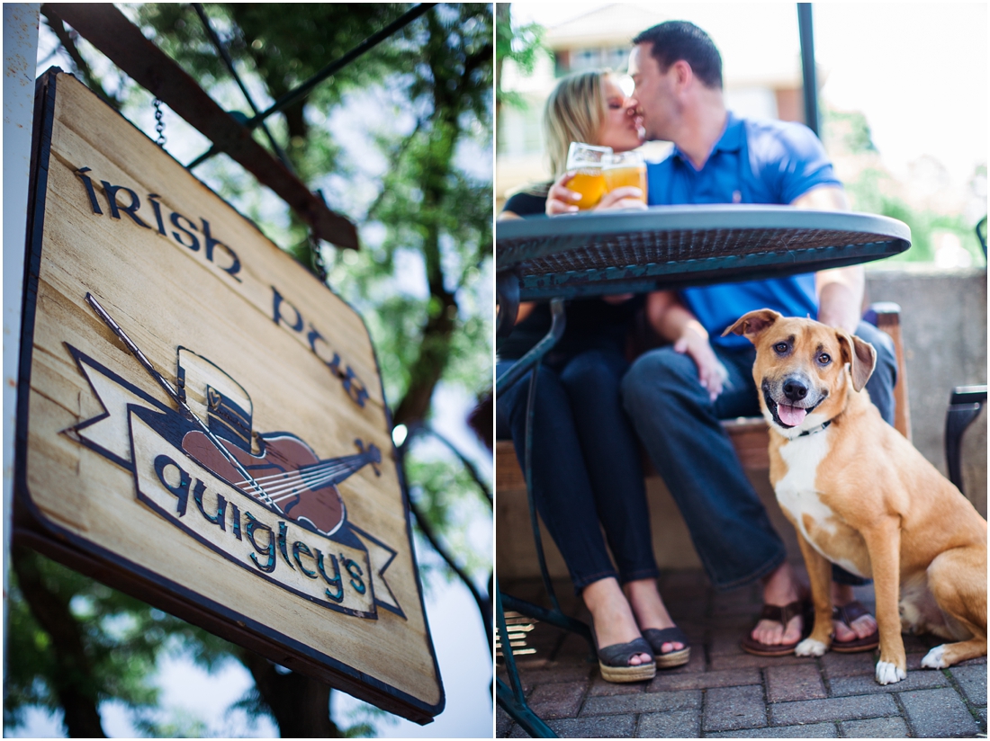 Naperville Riverwalk Engagement Photos | Quigley's Pub Pictures | Chicago Engagement Photographer | Jill Tiongco Photography