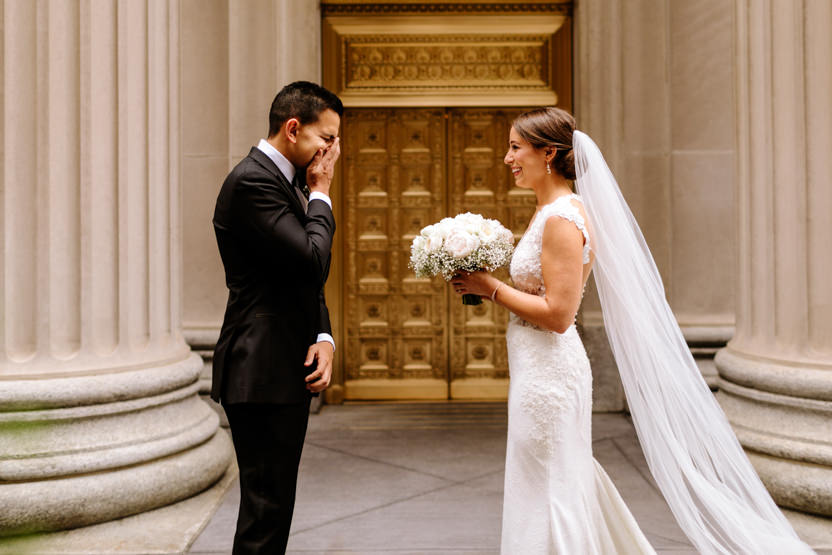 Chicago Wedding Photographer | Chicago Wedding Photos | first look