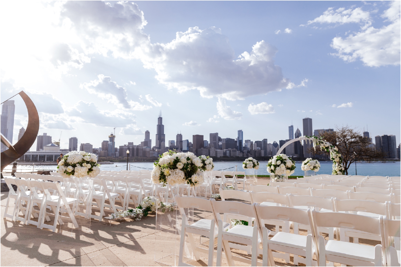 Adler Planetarium Wedding Ceremony | Chicago Wedding Photographer 