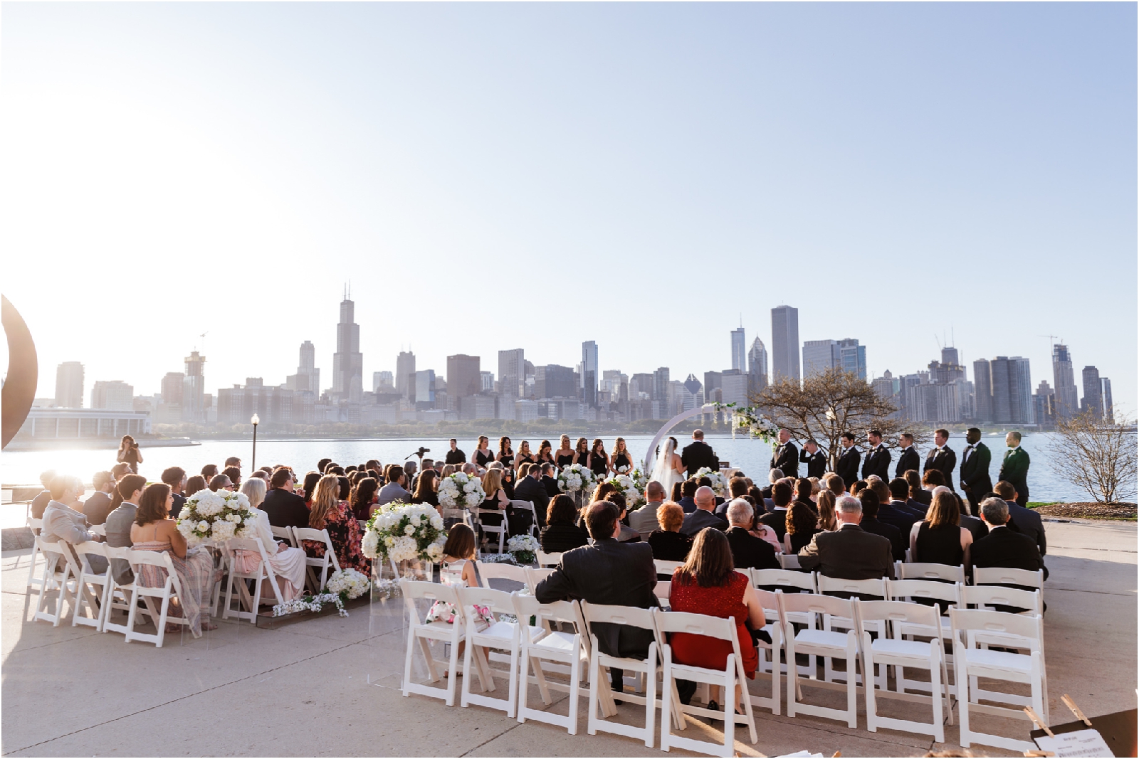 Adler Planetarium Wedding Ceremony | Chicago Wedding Photographer 