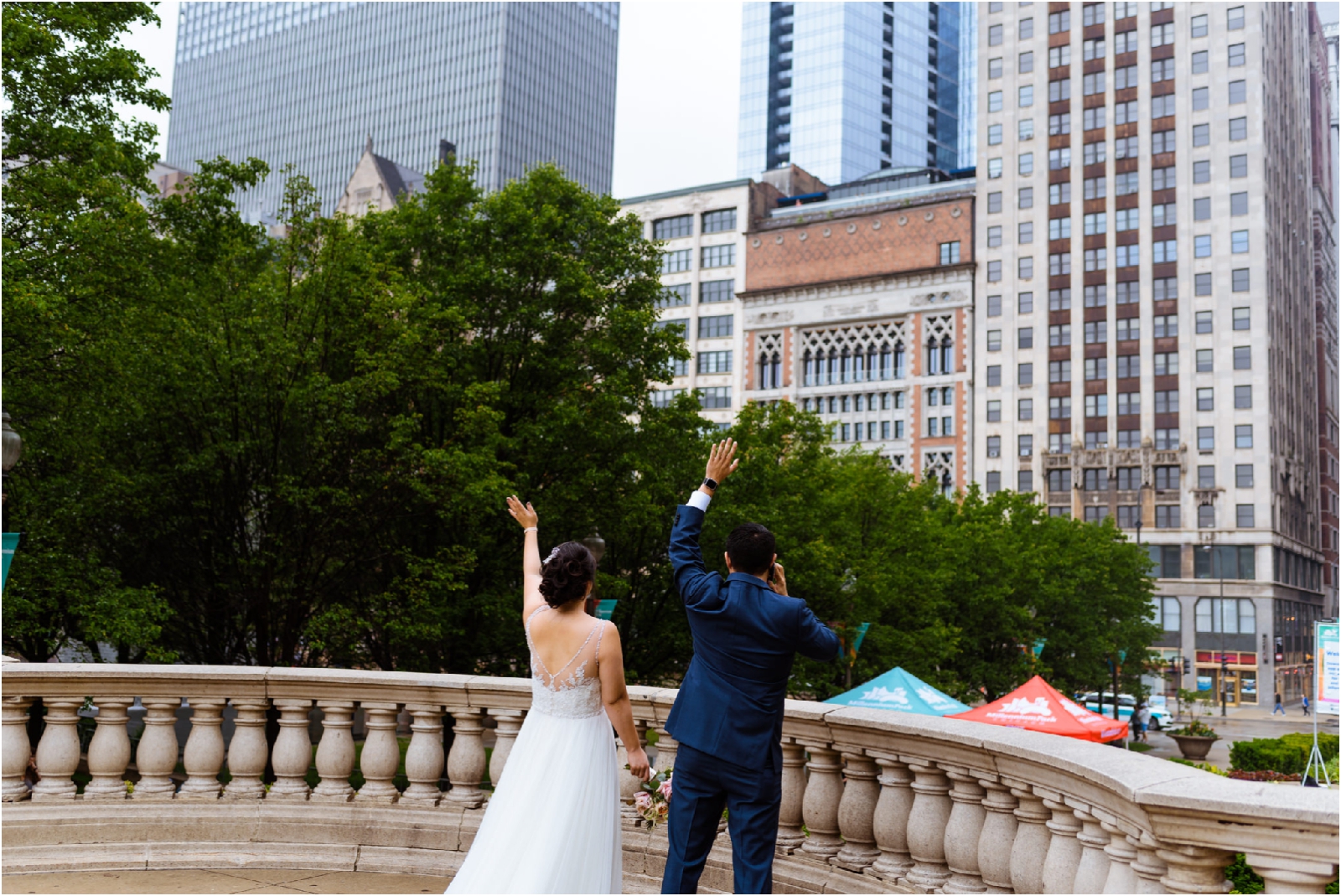Cindy's Rooftop Brunch Wedding | Chicago Wedding Photographer