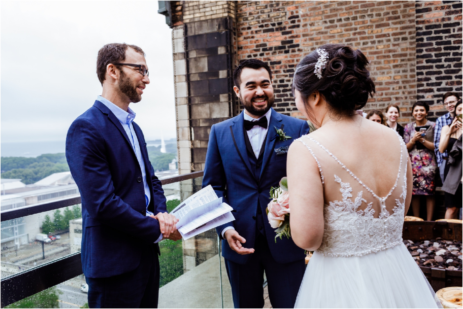 Cindy's Rooftop Brunch Wedding | Chicago Wedding Photographer