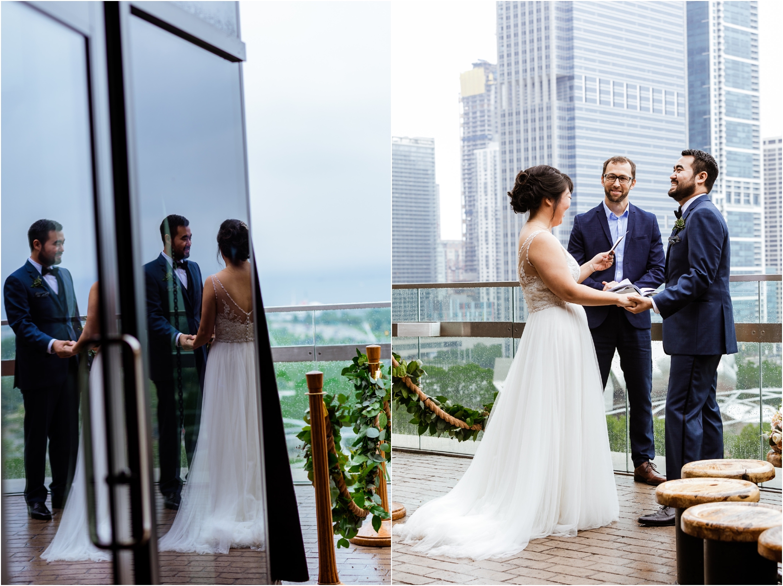 Cindy's Rooftop Brunch Wedding | Chicago Wedding Photographer