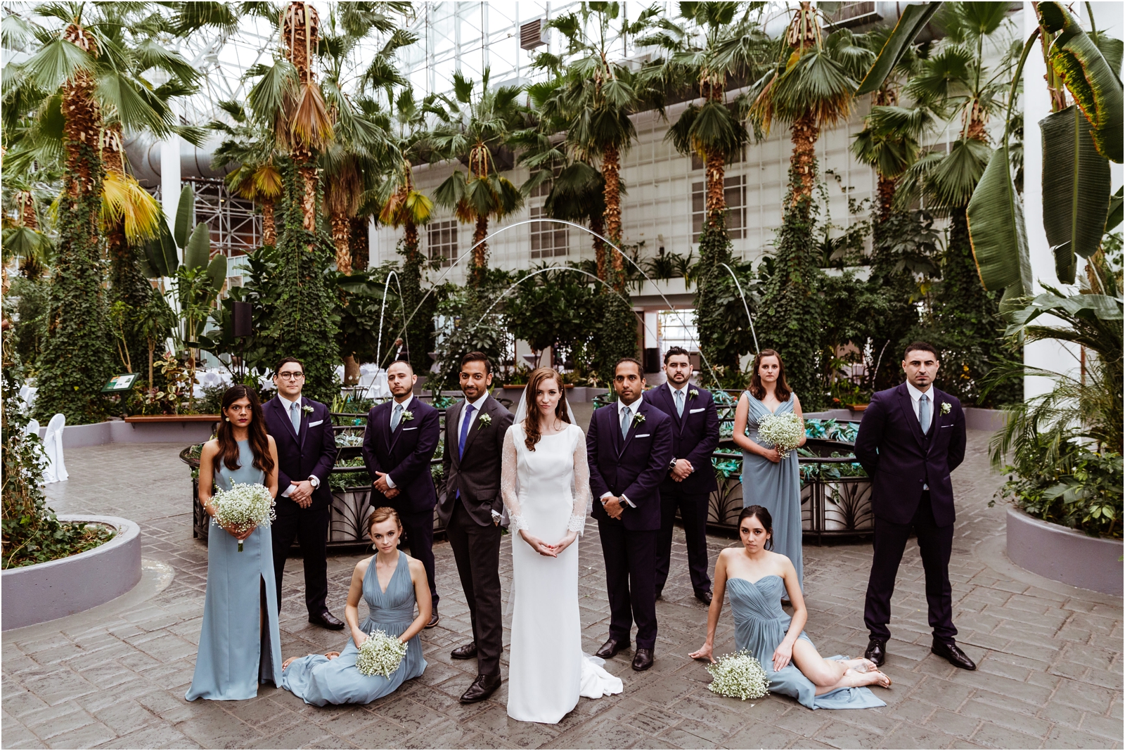 Crystal Garden Navy Pier Chicago Wedding Erin Vishal Jill