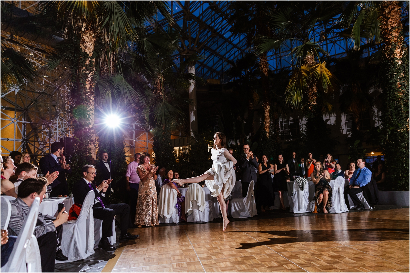 Crystal Garden Navy Pier Chicago Wedding Erin Vishal Jill