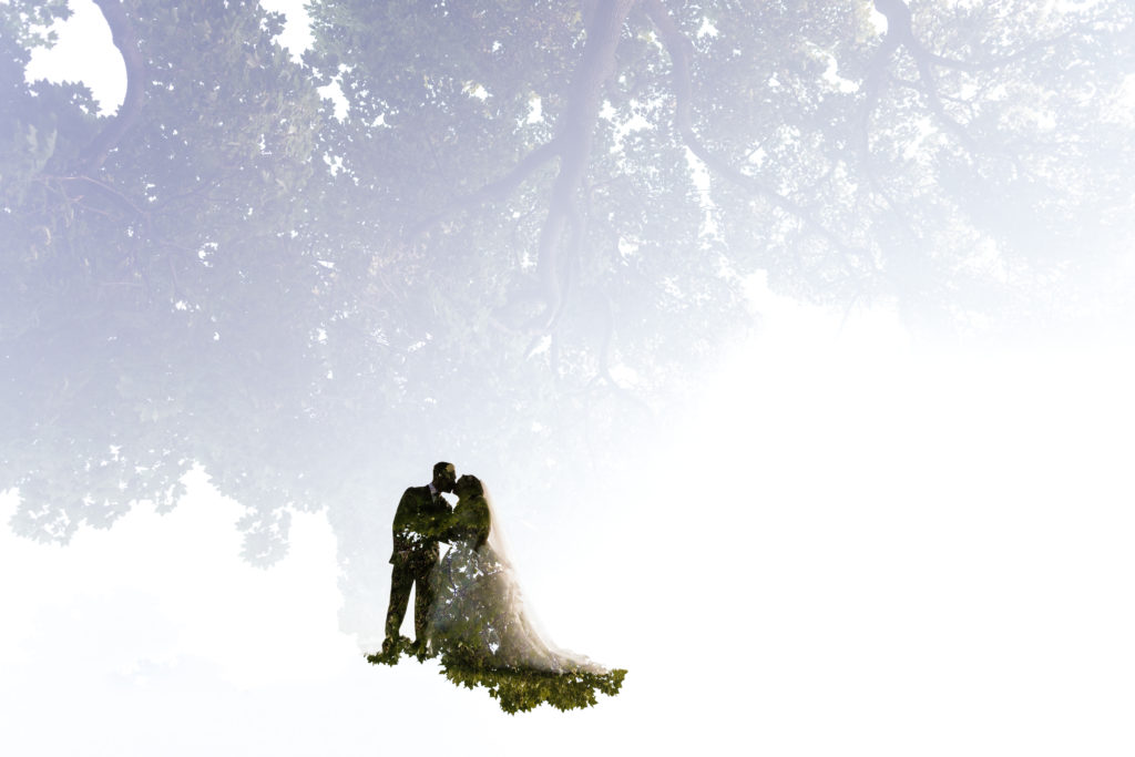 Double Exposure Wedding Photos | Chicago